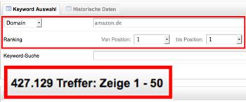 Amazon Platz 1 Rankings bei Google