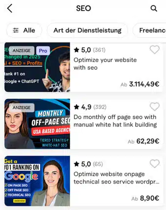 Fiverr-seo-angebote