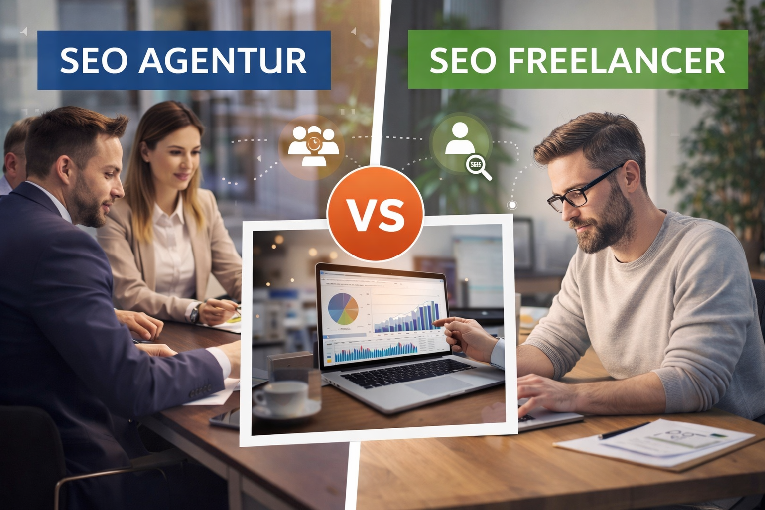 seo agentur vs seo freelancer