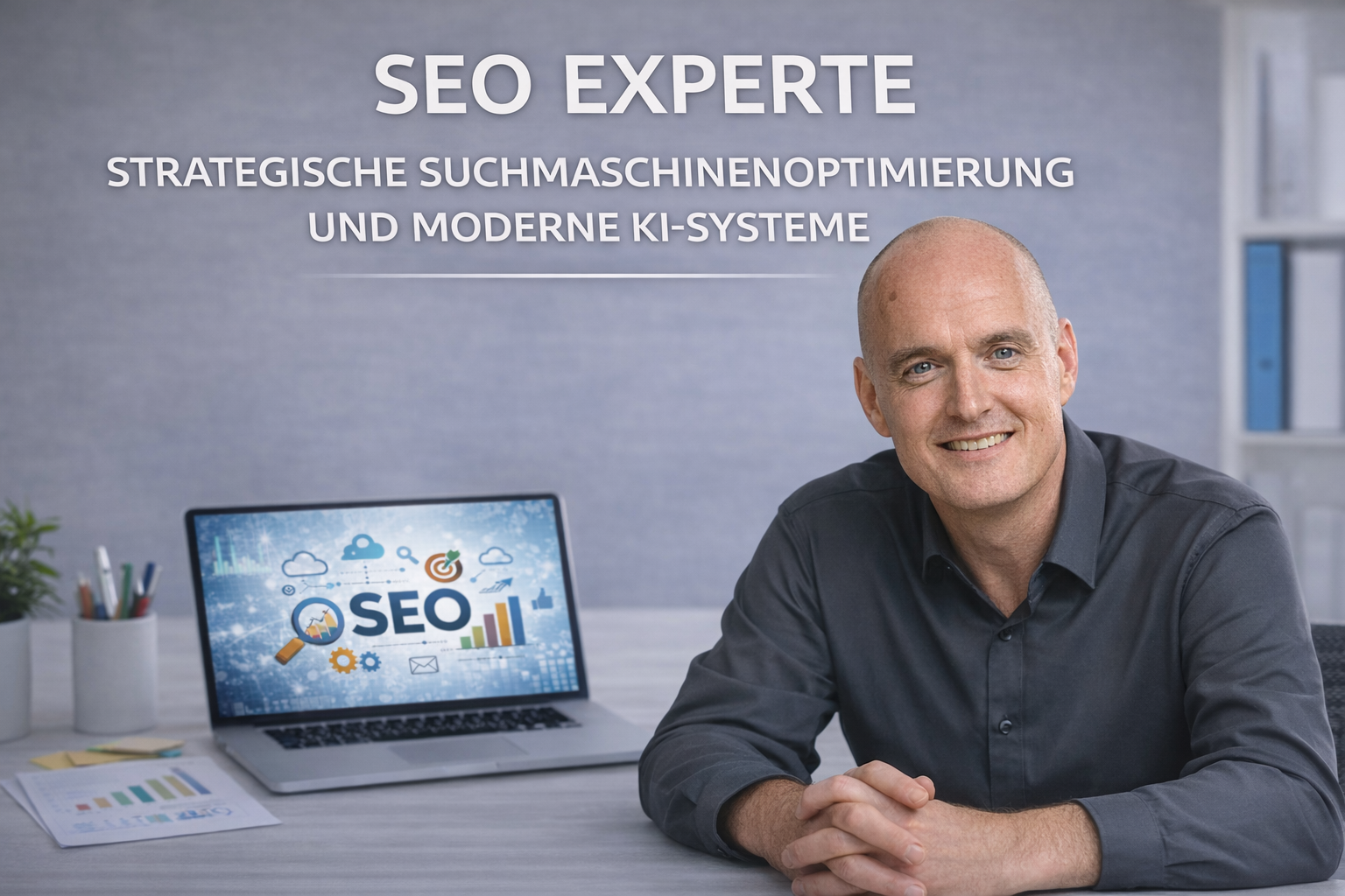 seo experte im modernen buero